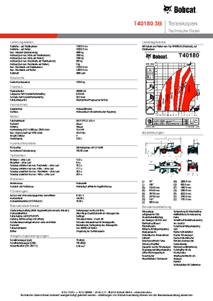 Teleszkópos rakodók Bobcat T40180 IIIB