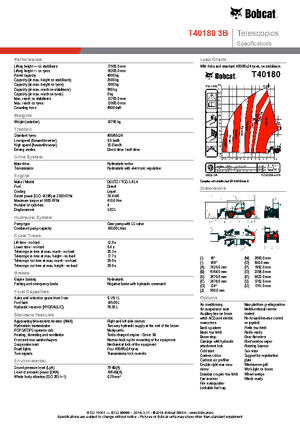 Teleszkópos rakodók Bobcat T40180 IIIB