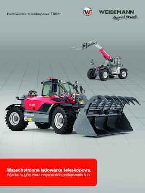 Teleszkópos rakodók Weidemann T6027