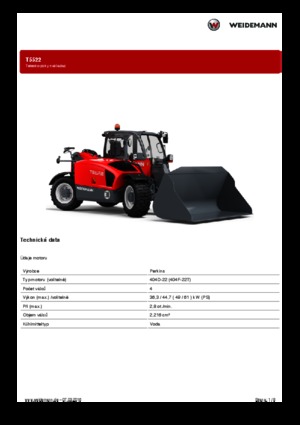 Teleszkópos rakodók Weidemann T5522