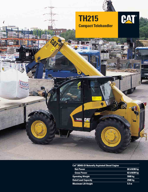 Teleszkópos rakodók Caterpillar TH215
