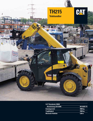 Teleszkópos rakodók Caterpillar TH215