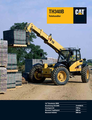 Teleszkópos rakodók Caterpillar TH340B