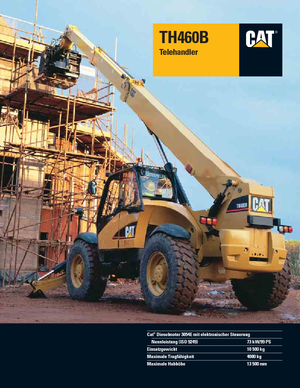 Teleszkópos rakodók Caterpillar TH 460 B