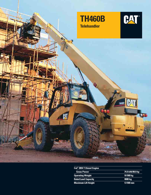 Teleszkópos rakodók Caterpillar TH 460 B