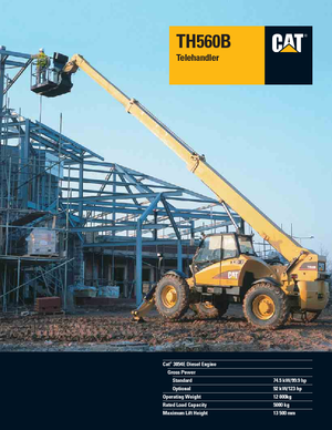 Teleszkópos rakodók Caterpillar TH 560 B