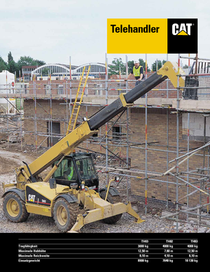 Teleszkópos rakodók Caterpillar TH 63