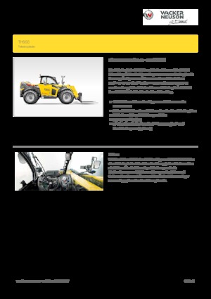 Teleszkópos rakodók Wacker Neuson TH955