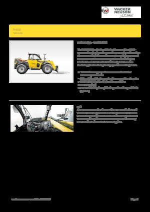 Teleszkópos rakodók Wacker Neuson TH955