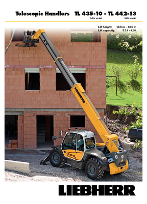 Teleszkópos rakodók Liebherr TL 442-13