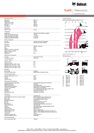 Teleszkópos rakodók Bobcat TL 470