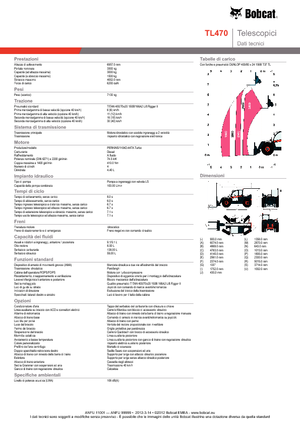 Teleszkópos rakodók Bobcat TL 470