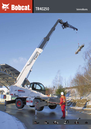 Forgó felsővázas teleszkóps rakodók Bobcat TR40250