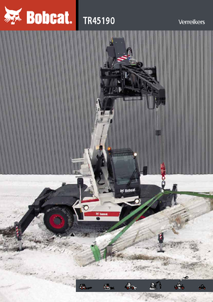 Forgó felsővázas teleszkóps rakodók Bobcat TR45190