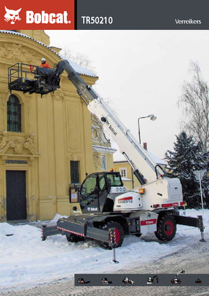 Forgó felsővázas teleszkóps rakodók Bobcat TR50210