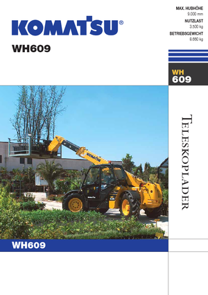 Teleszkópos rakodók Komatsu WH609