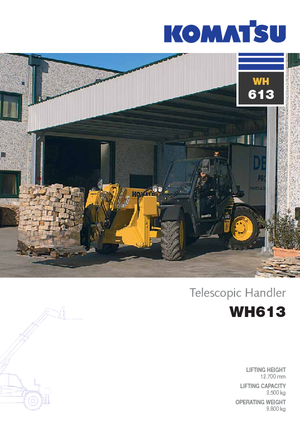 Teleszkópos rakodók Komatsu WH613