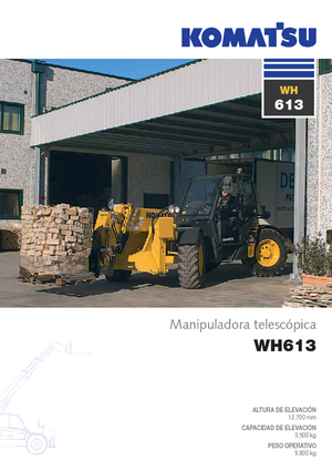 Teleszkópos rakodók Komatsu WH613