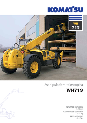 Teleszkópos rakodók Komatsu WH713