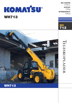 Teleszkópos rakodók Komatsu WH713