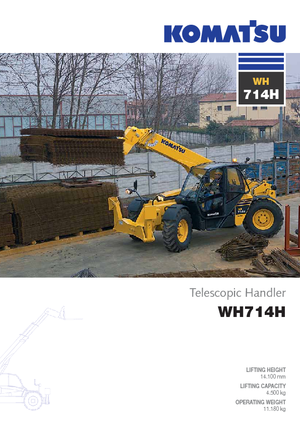 Teleszkópos rakodók Komatsu WH714H