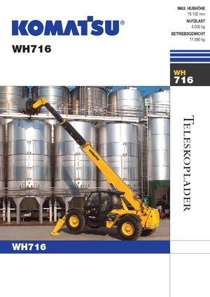 Teleszkópos rakodók Komatsu WH716