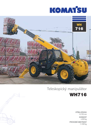 Teleszkópos rakodók Komatsu WH716