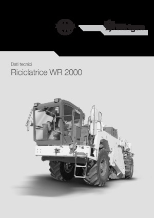 Burkolatújrahasznostók / hideg újrahasznostók Wirtgen WR 2000