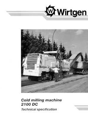 Burkolatmarók Wirtgen 2100 DC