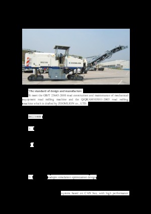 Burkolatmarók Zoomlion BG2100B