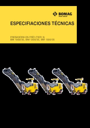 Burkolatmarók Bomag BM 1000/35