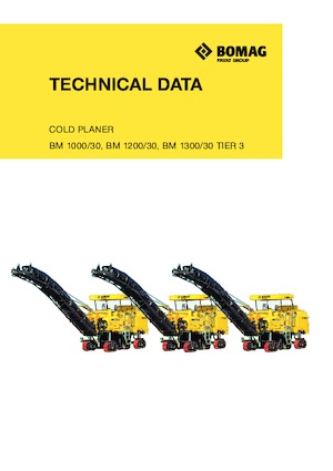 Burkolatmarók Bomag BM 1000/30