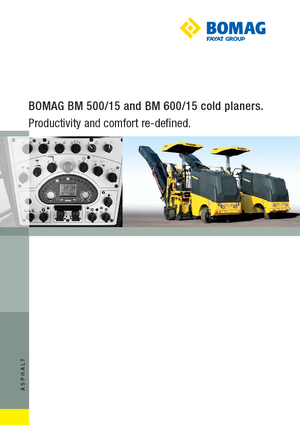 Burkolatmarók Bomag BM 500/15