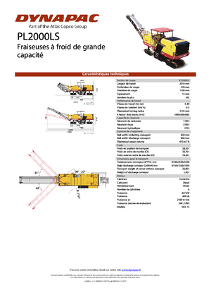 Burkolatmarók Dynapac PL 2000 LS
