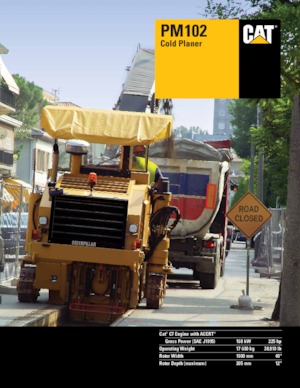 Burkolatmarók Caterpillar PM102