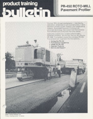 Burkolatmarók Caterpillar PR-450