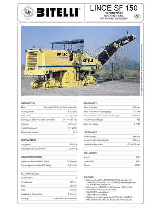 Burkolatmarók Bitelli SF 150