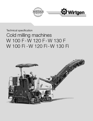 Burkolatmarók Wirtgen W 120 F