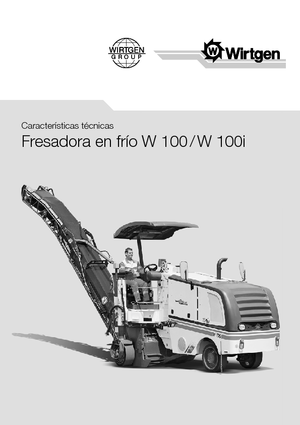 Burkolatmarók Wirtgen W 100 i