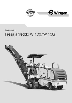 Burkolatmarók Wirtgen W 100 i