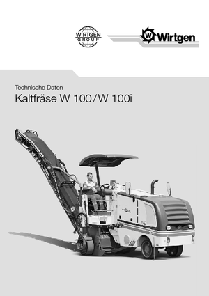 Burkolatmarók Wirtgen W 100 i