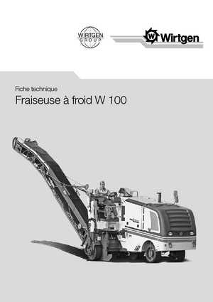 Burkolatmarók Wirtgen W 100