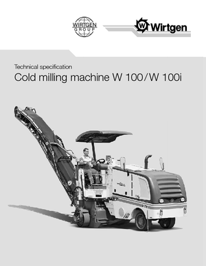 Burkolatmarók Wirtgen W 100