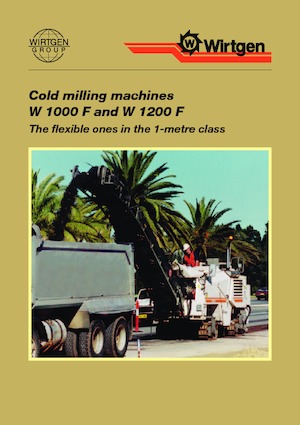 Burkolatmarók Wirtgen W 1000 F