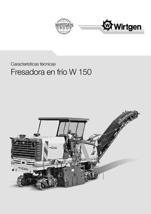 Burkolatmarók Wirtgen W 150