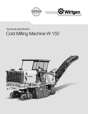Burkolatmarók Wirtgen W 150