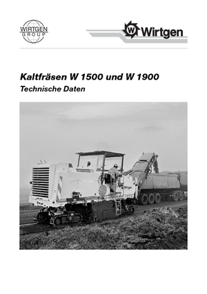 Burkolatmarók Wirtgen W 1500