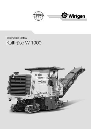 Burkolatmarók Wirtgen W 1900