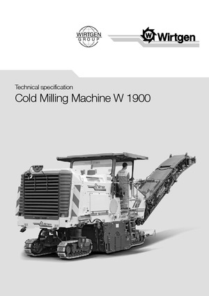 Burkolatmarók Wirtgen W 1900