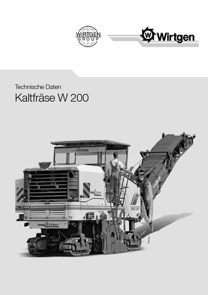 Burkolatmarók Wirtgen W 200